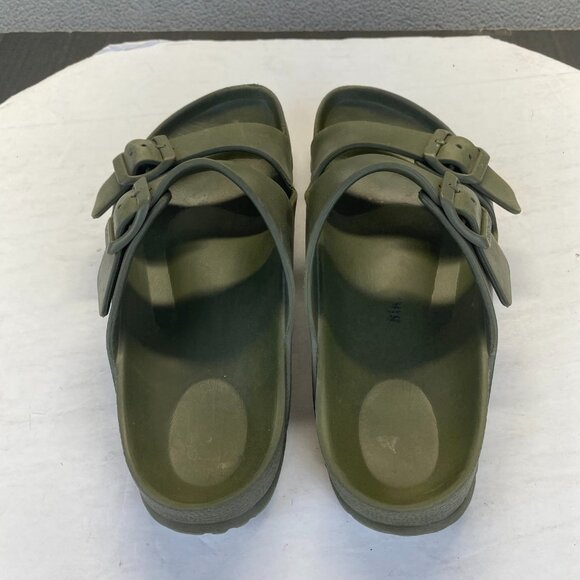 Birkenstock Arizona Essentials Men\'s Sandal size 38 Olive Green EVA Foam main image 12